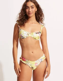 Seafolly Coast to Coast Underwire Bra Bikini Top - Wild Lime Best