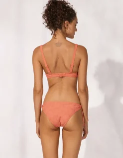 Watercult Coastal Daydream Balconette Bikini Top - Coral Sunset Best
