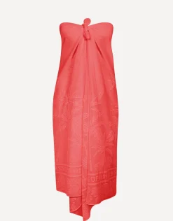 Watercult Coastal Daydream Pareo - Coral Sunset Fashion