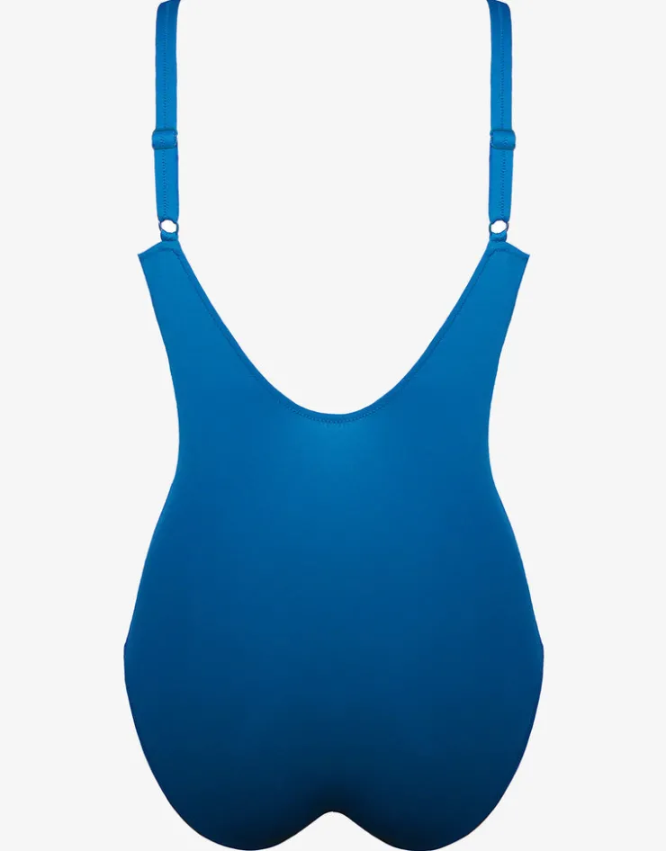 Charmline Coastal Relax Underwired Swimsuit - Caribbean Breeze Fashion