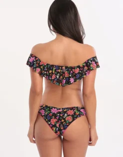 Banana Moon Cocobella Tolvo Off The Shoulder Bikini Top - Black Hot