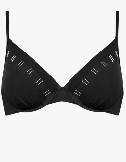 Maryan Mehlhorn Code Underwired Bikini Top - Black Hot