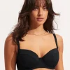 Seafolly Collective DD Cup Underwire Bikini Top - Black Sale