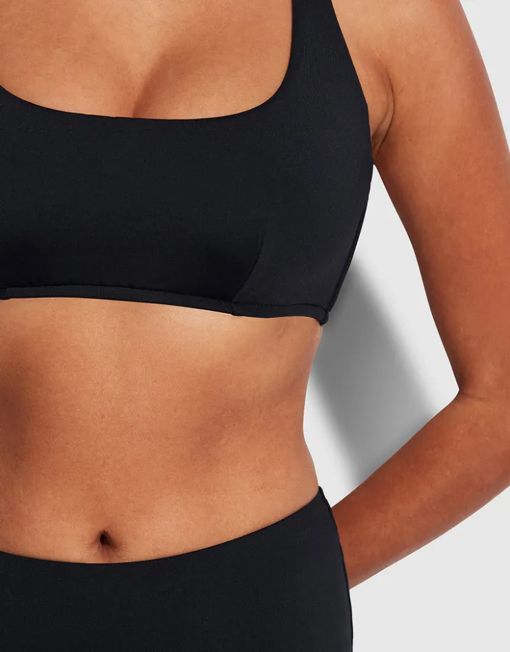 Seafolly Collective DD Scoop Neck Halter Bikini Top - Black Discount