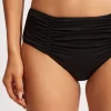 Seafolly Collective Gathered Front Retro Bikini Pant - Black Online