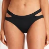 Seafolly Collective Split Band Hipster Bikini Pant - Black Fashion