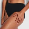 Seafolly Collective Wide Side Retro Bikini Pant - Black Clearance