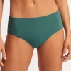 Seafolly Collective Wide Side Retro Bikini Pant - Evergreen Hot