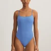 Polo Ralph Lauren Color Shop Kennedy Swimsuit - Periwinkle New