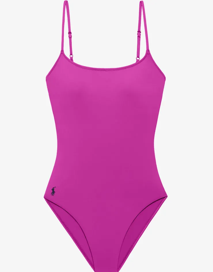 Polo Ralph Lauren Color Shop Kennedy Swimsuit - Purple Cactus Flower Best
