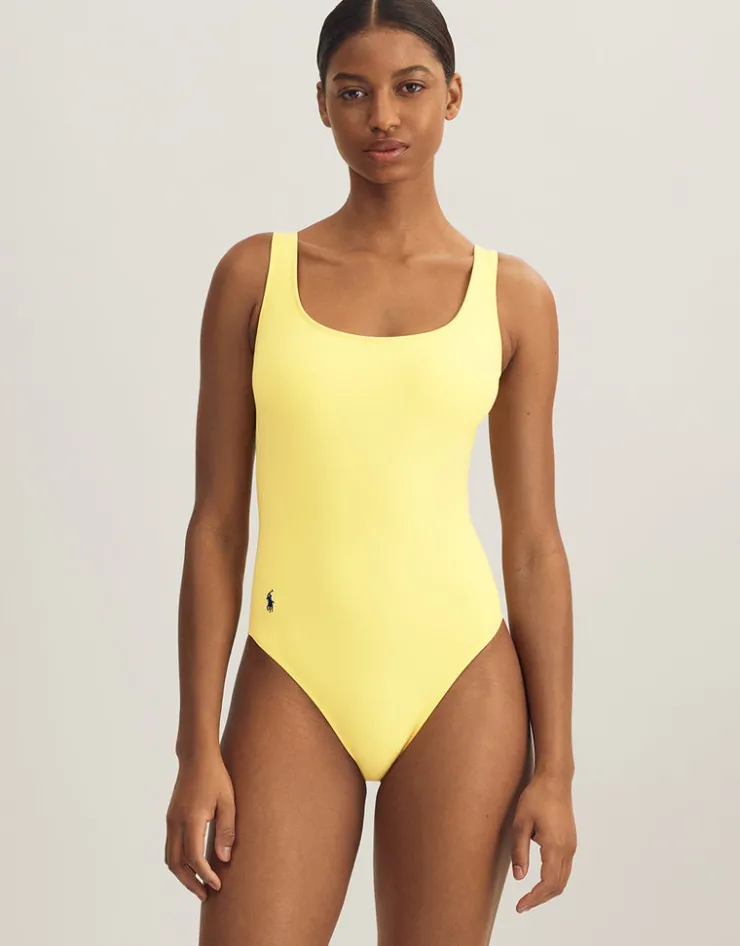 Polo Ralph Lauren Color Shop Martinique Swimsuit - Yellow Fashion