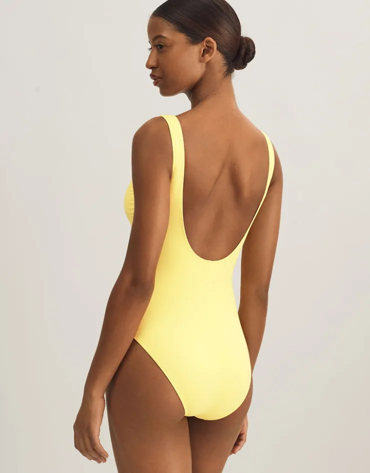 Polo Ralph Lauren Color Shop Martinique Swimsuit - Yellow Fashion