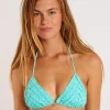 Banana Moon Colorsun Rubo Bikini Top - Aqua Hot