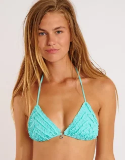Banana Moon Colorsun Rubo Bikini Top - Aqua Hot