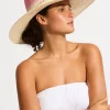 Seafolly Colour Crush Wide Brim Hat - Fuchsia Rose Fashion