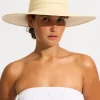 Seafolly Colour Crush Wide Brim Hat - Citrus Online