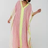 Pitusa Contrast Stripe Thobe Fashion