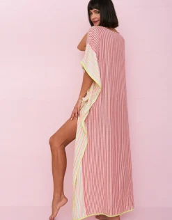 Pitusa Contrast Stripe Thobe Fashion