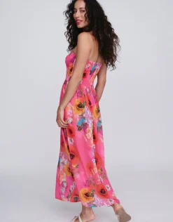 Pia Rossini Copacabana Maxi Dress - Pink Sale
