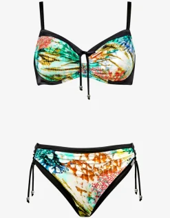 Charmline Coral Paradise Underwired Bikini Set - White Reef New
