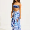Seafolly Corfu Sarong - Azure Fashion