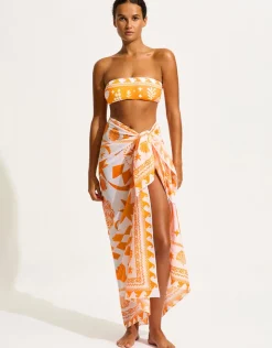 Seafolly Corfu Sarong - Turmeric Clearance