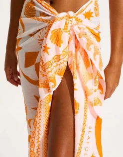 Seafolly Corfu Sarong - Turmeric Clearance