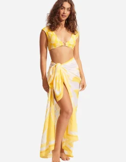 Seafolly Corsica Pareo - Citron New