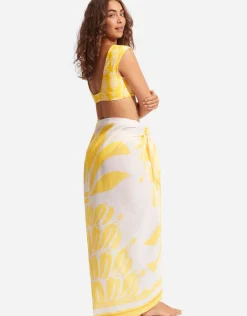 Seafolly Corsica Pareo - Citron New