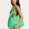 Seafolly Cotton Canvas Tote Bag - Jade Sale