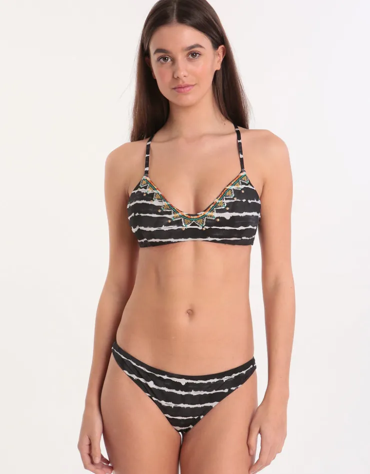 Banana Moon Couture Watamu Elina Brazilian Hipster Bikini Bottom - Black Discount
