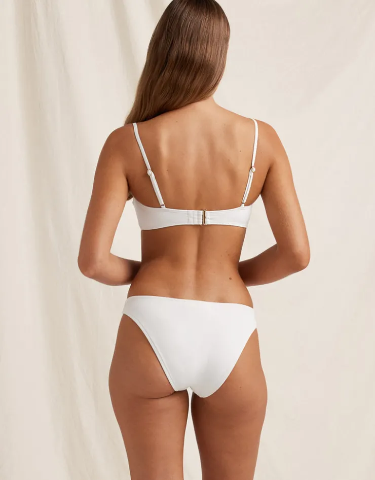Peony Creme Memoir Staple Bikini Pant - White Online