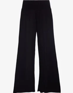 Lauren Ralph Lauren Crinkle Smocked Waist Beach Pant - Dark Navy New