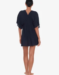 Lauren Ralph Lauren Crinkle Tunic Beach Dress - Black Discount