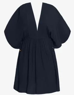 Lauren Ralph Lauren Crinkle Tunic Beach Dress - Black Discount