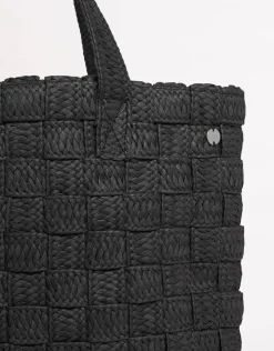 Seafolly Criss Cross Woven Tote - Black Sale