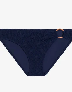 Lauren Ralph Lauren Crochet Rattan Ring Bikini Pant - Navy Online