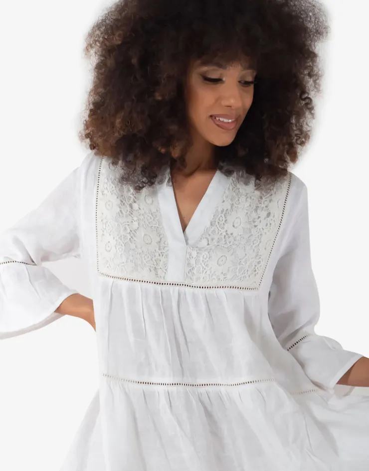 Iconique Dalia Dress - White Online