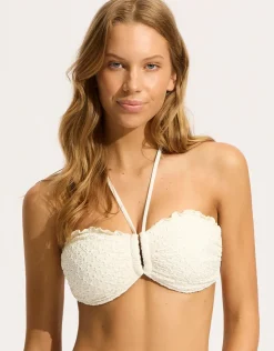 Seafolly Daydreamer DD U Tube Bikini Top - Vanilla Online