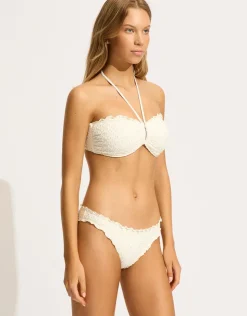 Seafolly Daydreamer DD U Tube Bikini Top - Vanilla Online