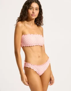 Seafolly Daydreamer Tube Bikini Top - Dusty Pink Fashion