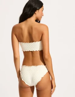 Seafolly Daydreamer Tube Bikini Top - Vanilla Hot