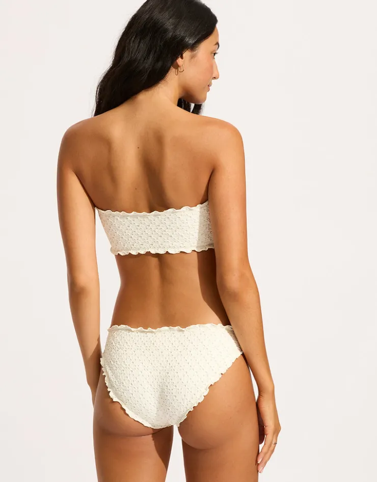 Seafolly Daydreamer Tube Bikini Top - Vanilla Hot