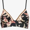 Watercult Deep Jungle Banded Halter Bikini Top C Cup - Dark Tropics Online