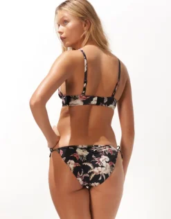 Watercult Deep Jungle Banded Halter Bikini Top C Cup - Dark Tropics Online