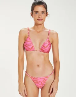 ViX Paula Hermanny Diani Beads Brazilian Bikini Pant - Pink Sale