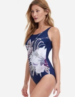 Gottex Dolce Vita Mastectomy Swimsuit - Navy Best