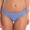 Banana Moon Dolcevita Merenda Banded Bikini Bottom - Blue Hot