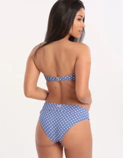 Banana Moon Dolcevita Merenda Banded Bikini Bottom - Blue Hot