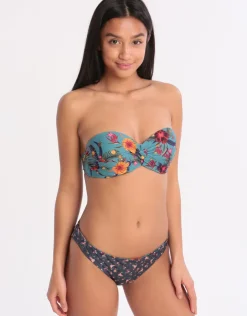 Banana Moon Dolcevita Wila Reversible Bikini Bottom - Turquoise Outlet